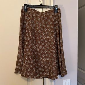 VINTAGE BROWN SKIRT